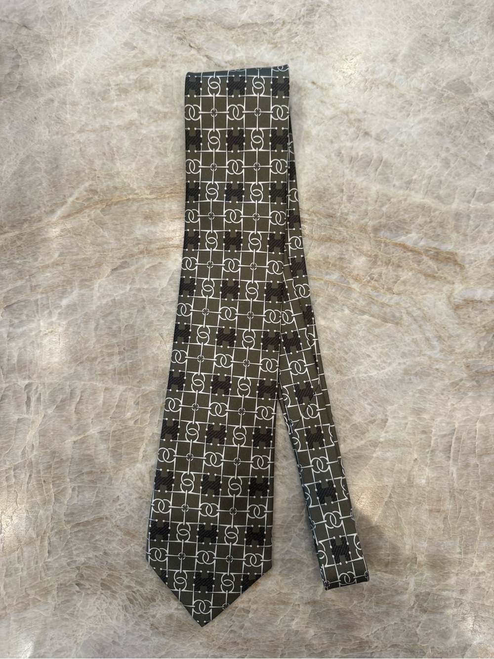 Authentic Hermes Men’s Necktie